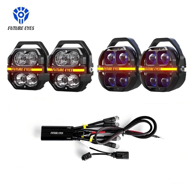 Future Eyes X100+Z4 CANBUS Set Motosiklet Sis Farı (4 Pinli)