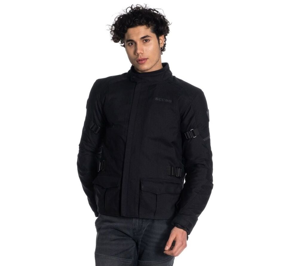 Vivaldi 4 Mevsim Motosiklet Montu - Siyah/Siyah