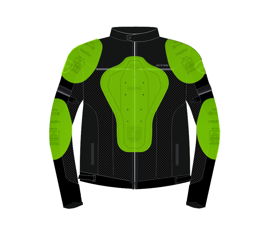 Vivaldi 4 Mevsim Motosiklet Montu - Siyah/Siyah