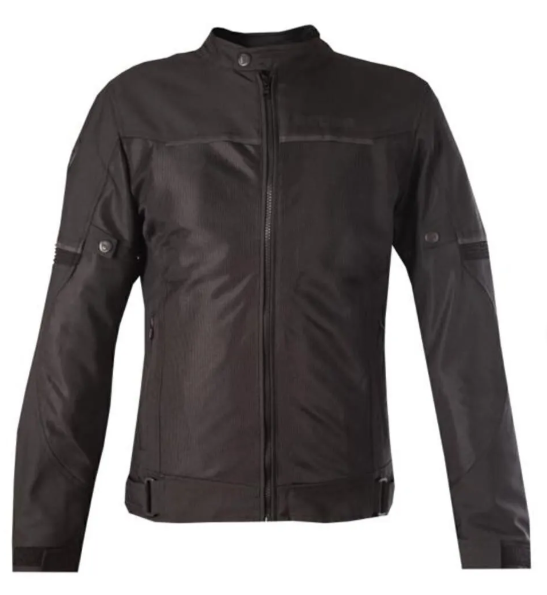 Milano Siyah Yazlık Fileli Erkek Motosiklet Montu