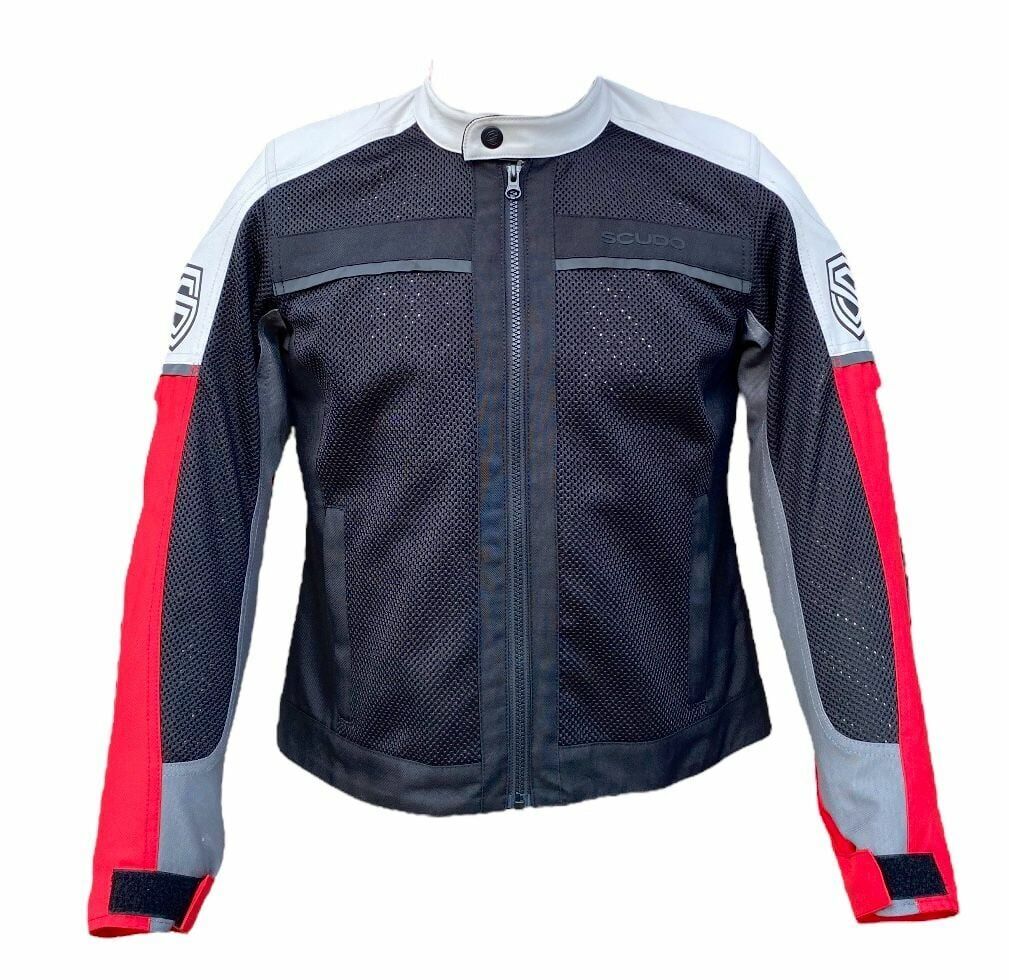 Lima Yazlık Fileli Kadın Motosiklet Montu - Kırmızı