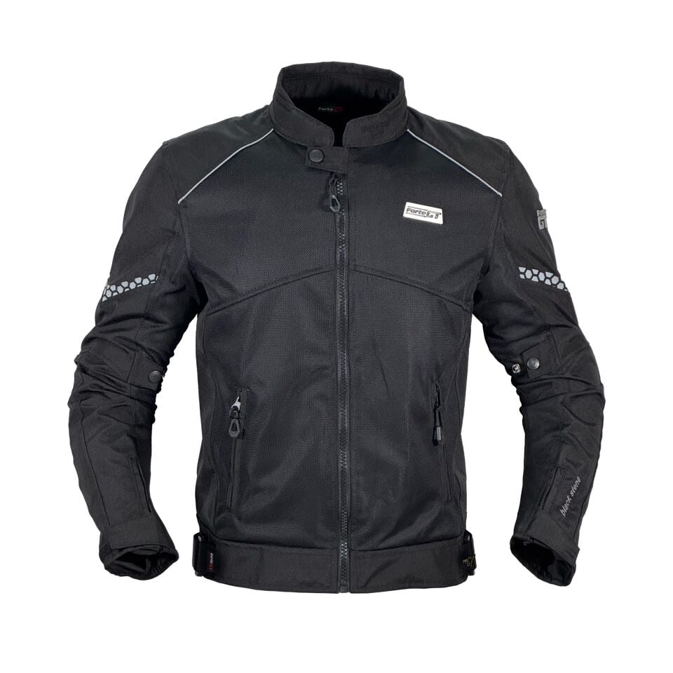Forte GT Black Stone CE Sertifikalı Erkek Yazlık Motosiklet Montu
