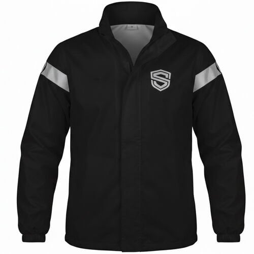 Scudo Peru Siyah Üst Motosiklet Yağmurluğu