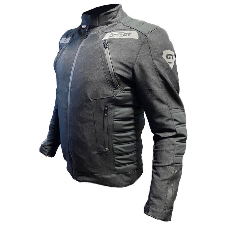 Aspendos 4 Mevsim Erkek Motosiklet Montu - Siyah