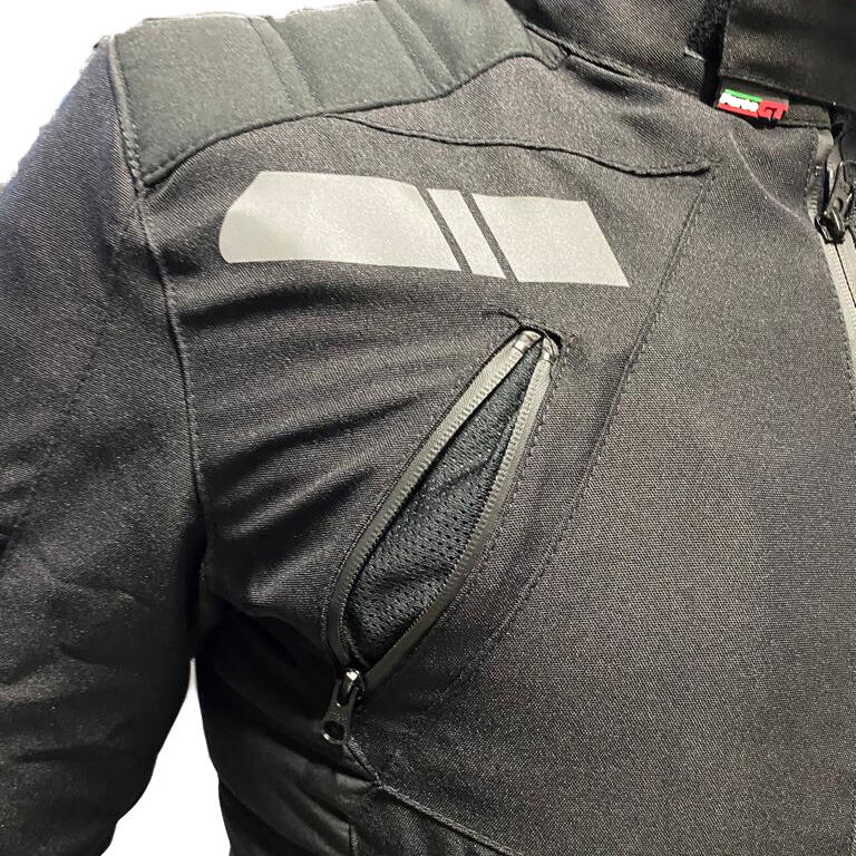 Aspendos 4 Mevsim Erkek Motosiklet Montu - Siyah