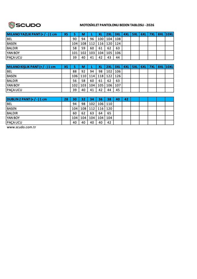 Milano Kışlık Motosiklet Pantolonu