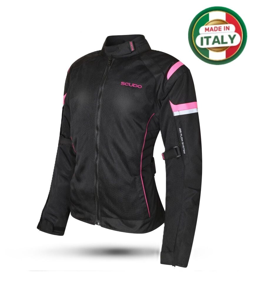 Lisbon 4 Mevsim Kadın Montu Siyah/Pembe