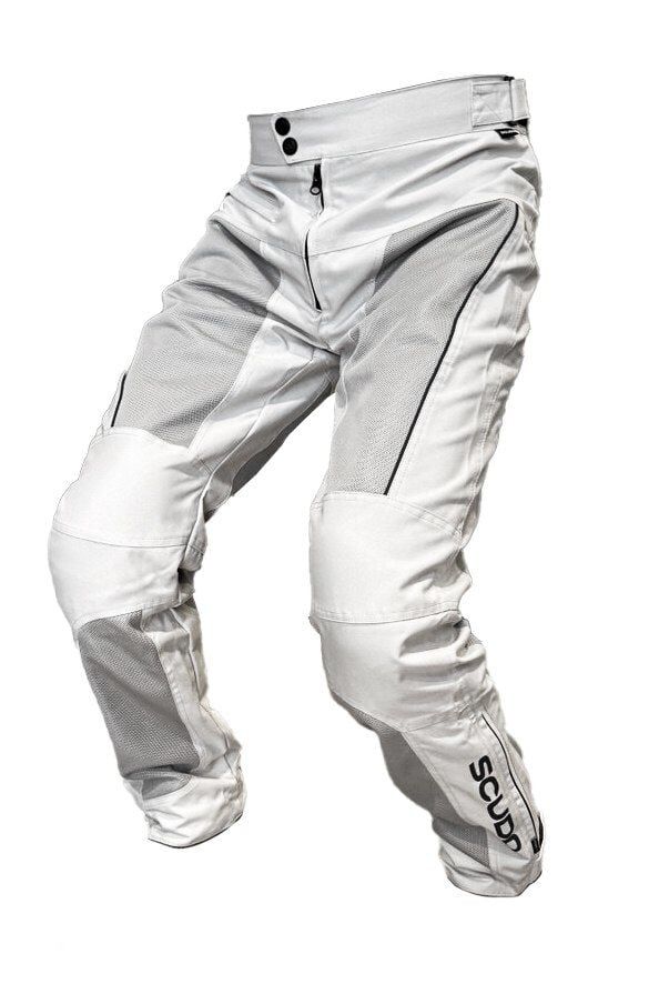 Milano Gri Yazlık Fileli Motosiklet Pantolonu