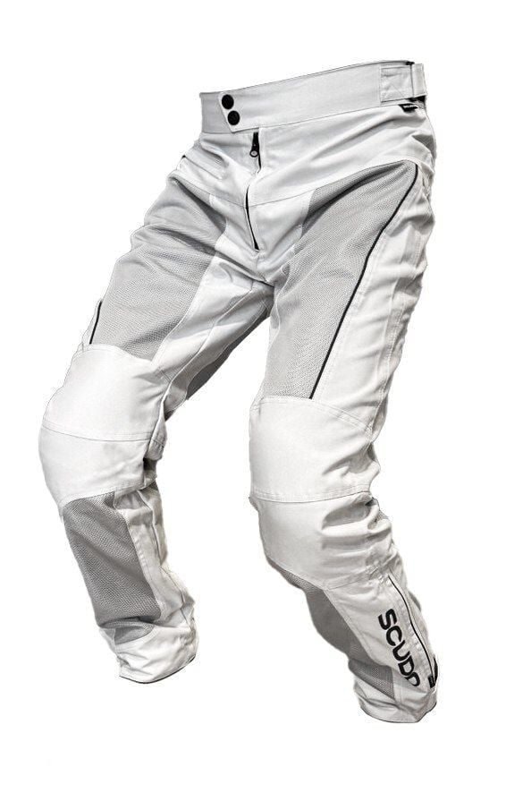 Milano Gri Yazlık Fileli Motosiklet Pantolonu