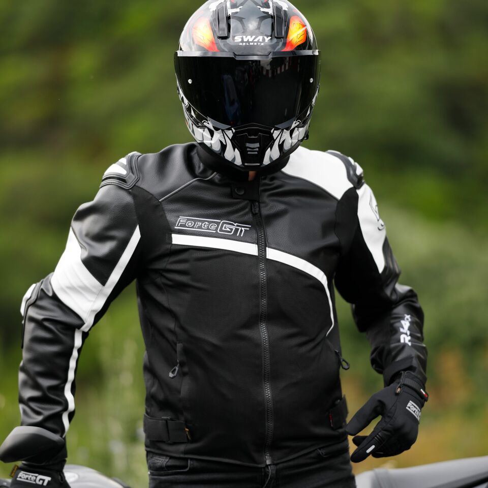 AR54 Beyaz Motosiklet Montu