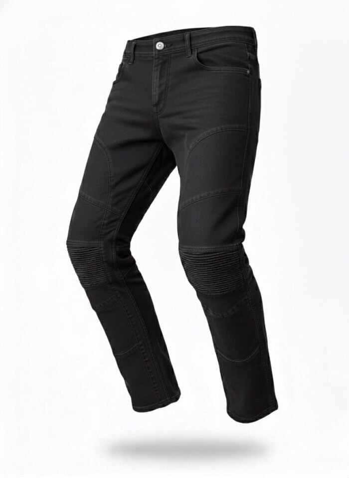 Scudo Dublin 2 Kevlar Motosiklet Kot Pantolonu Siyah