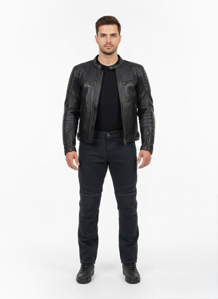 Dublin 2 Kevlar Motosiklet Kot Pantolonu Siyah