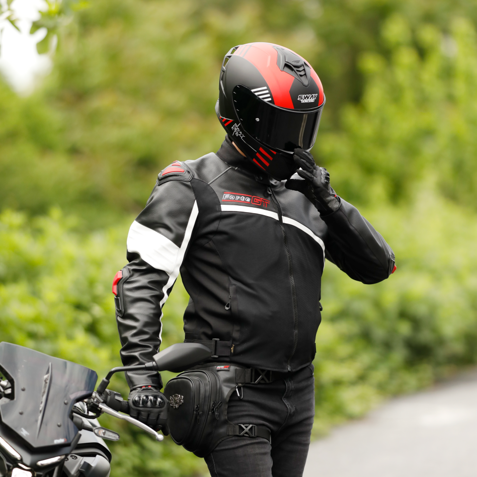 AR54 Kırmızı Motosiklet Montu