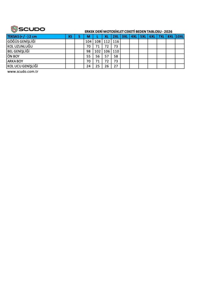 Teksas Hakiki Deri Erkek Motosiklet Montu