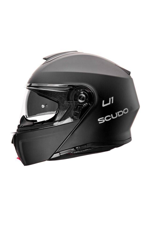 U1 Güneş Vizörlü Çene Açılabilir Kask (Flip Up)