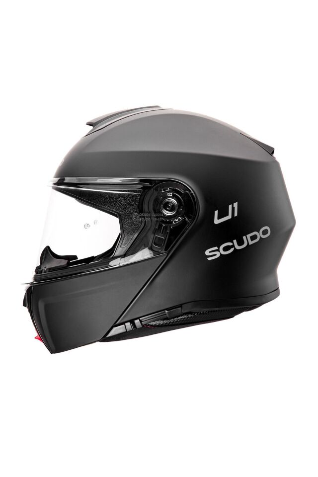 U1 Güneş Vizörlü Çene Açılabilir Kask (Flip Up)