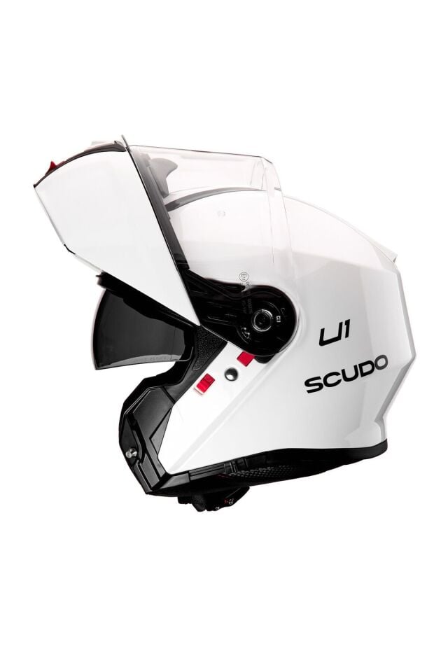 U1 Güneş Vizörlü Çene Açılabilir (Flip Up) Kask