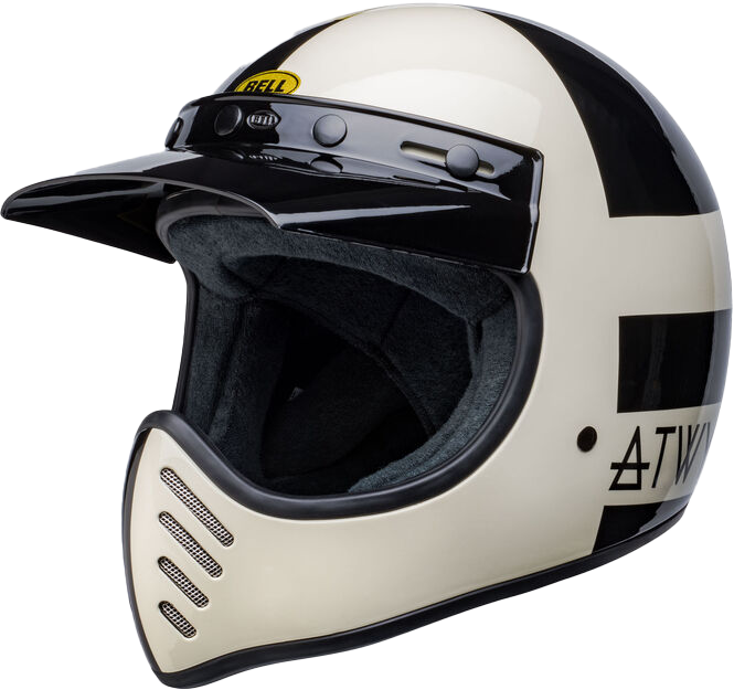 Moto-3 Atwyld Orbit Gloss Beyaz Siyah