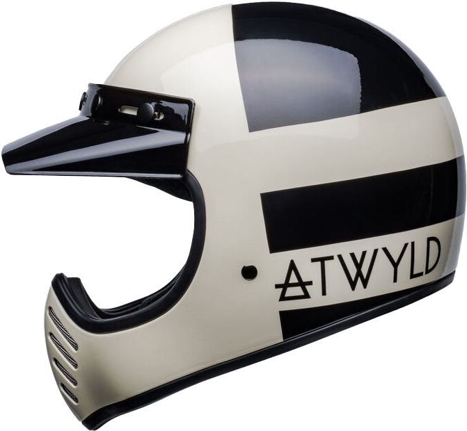 Moto-3 Atwyld Orbit Gloss Beyaz Siyah