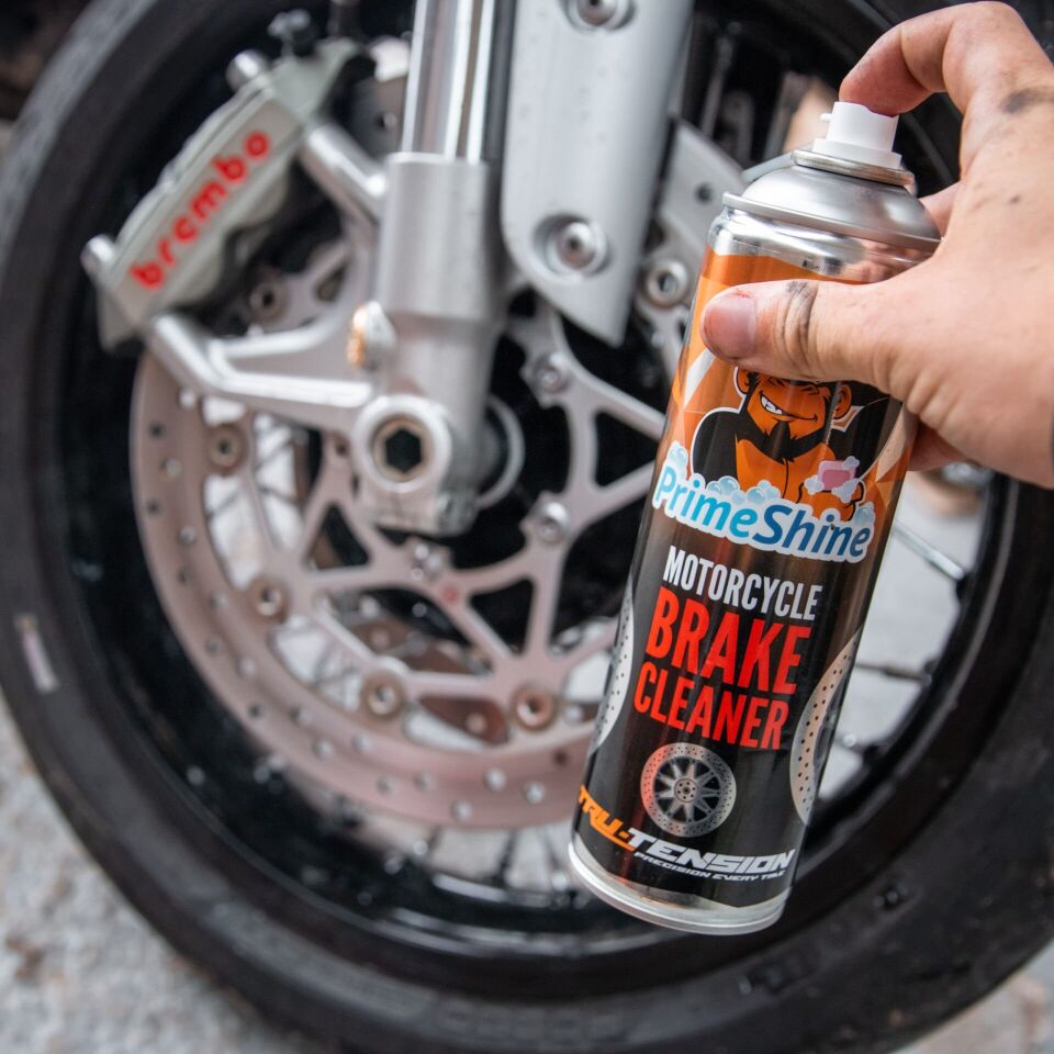 Tru-Tension M009 PrimeShine Motorcycle Break Cleaner 500ml Motosiklet  Balata Temizleyici Sprey