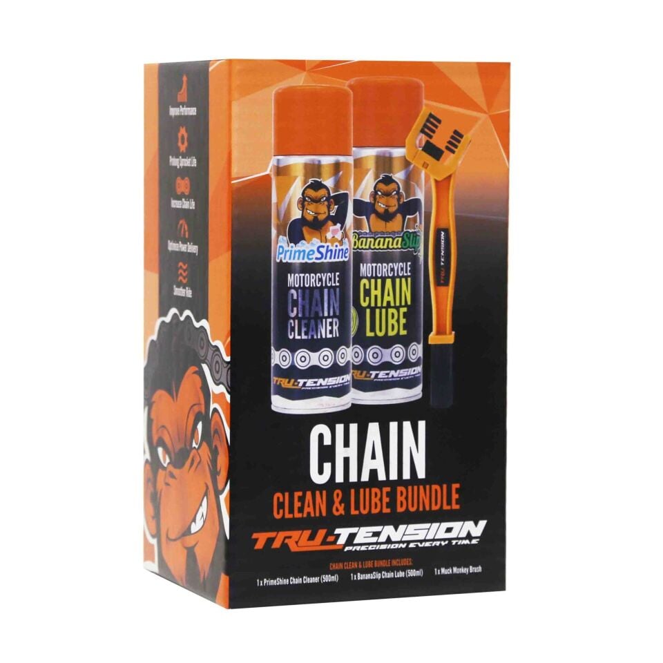 Tru-Tension M015 Chain Clean ve Lube Bundle Zincir Temizleme ve Yağlama