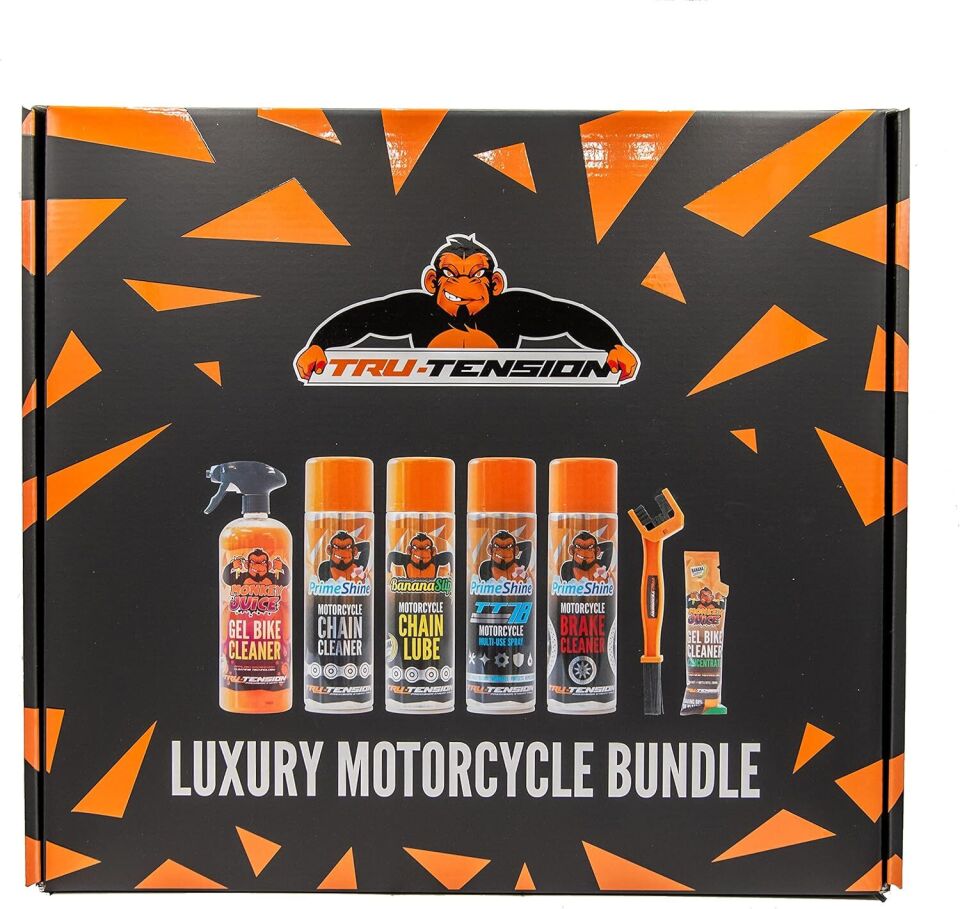 Tru-Tension M020 M020 Luxury Moto Bundle Motosiklet Temizlik ve Bakım Seti