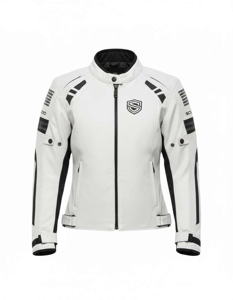 Lyon Gri 4 Mevsim Kadın Motosiklet Montu