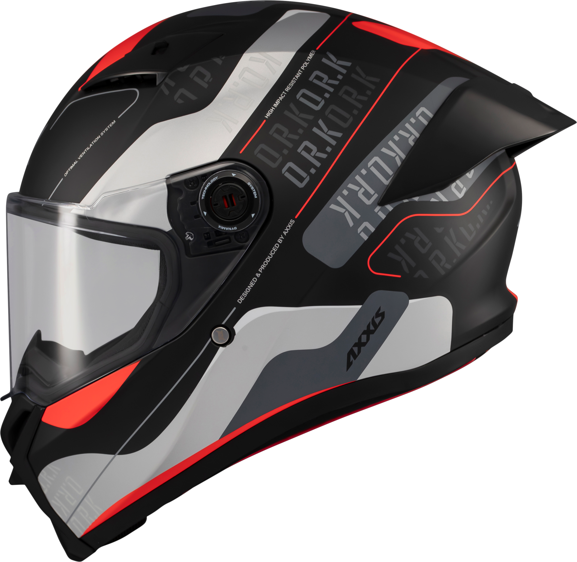 Fenix Ork Mat Siyah Kırmızı