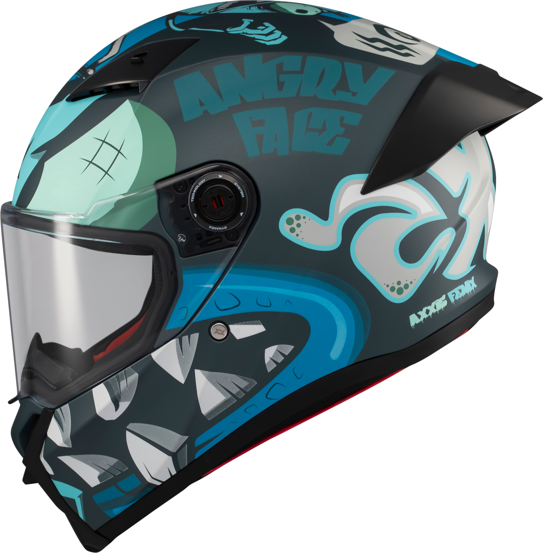 Fenix Angry Face Mat Mavi