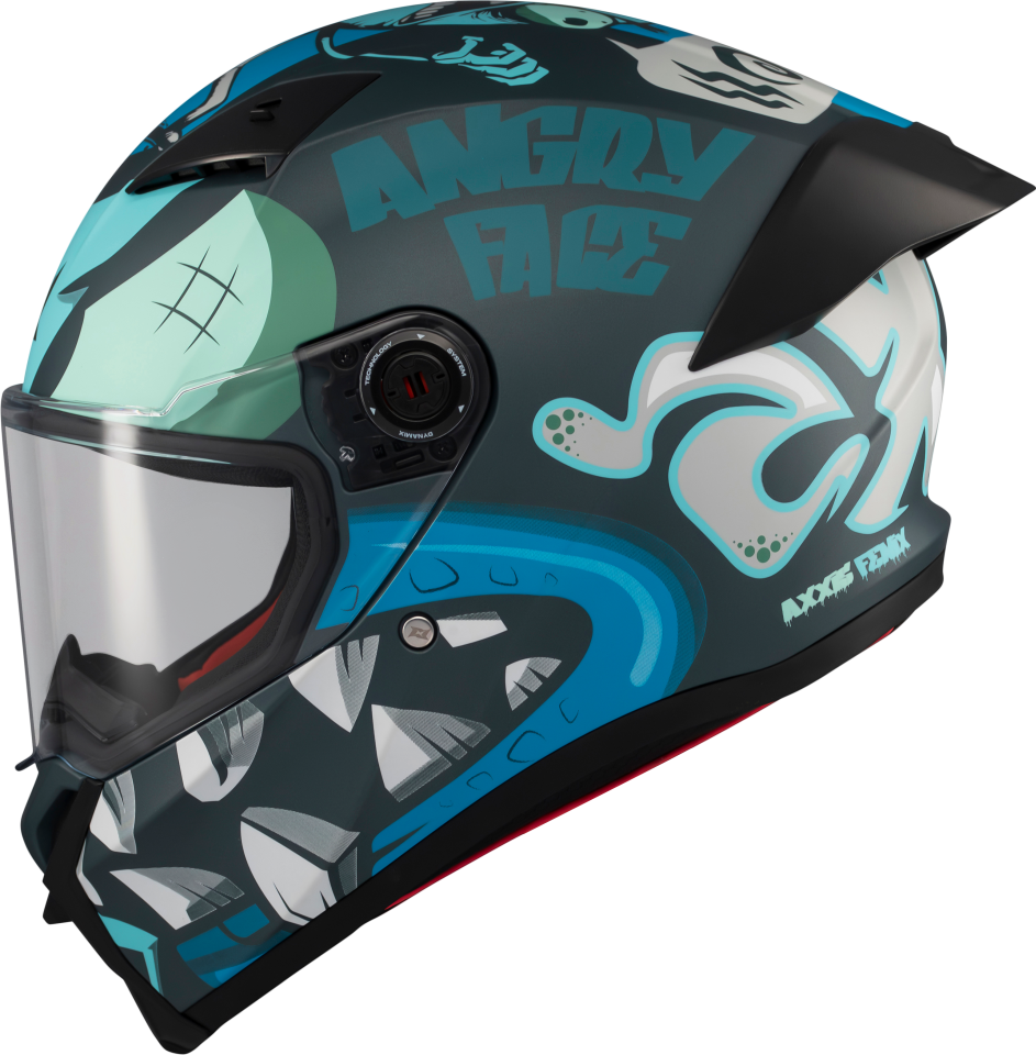 Fenix Angry Face Mat Mavi