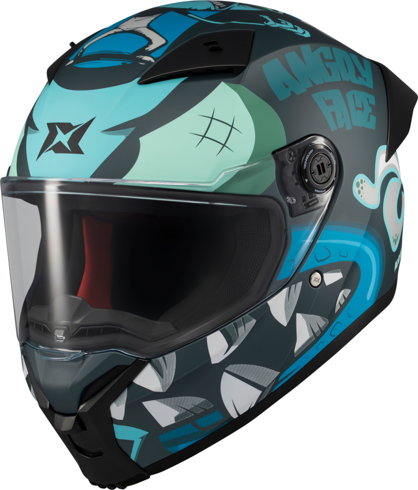 Fenix Angry Face Mat Mavi