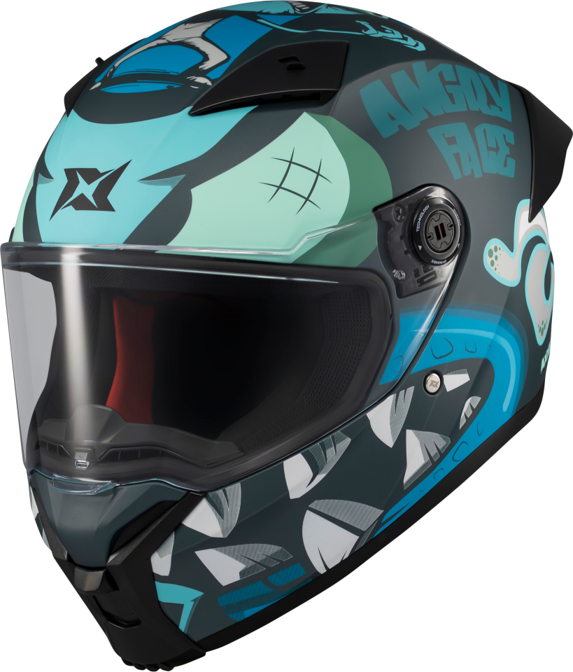 Fenix Angry Face Mat Mavi