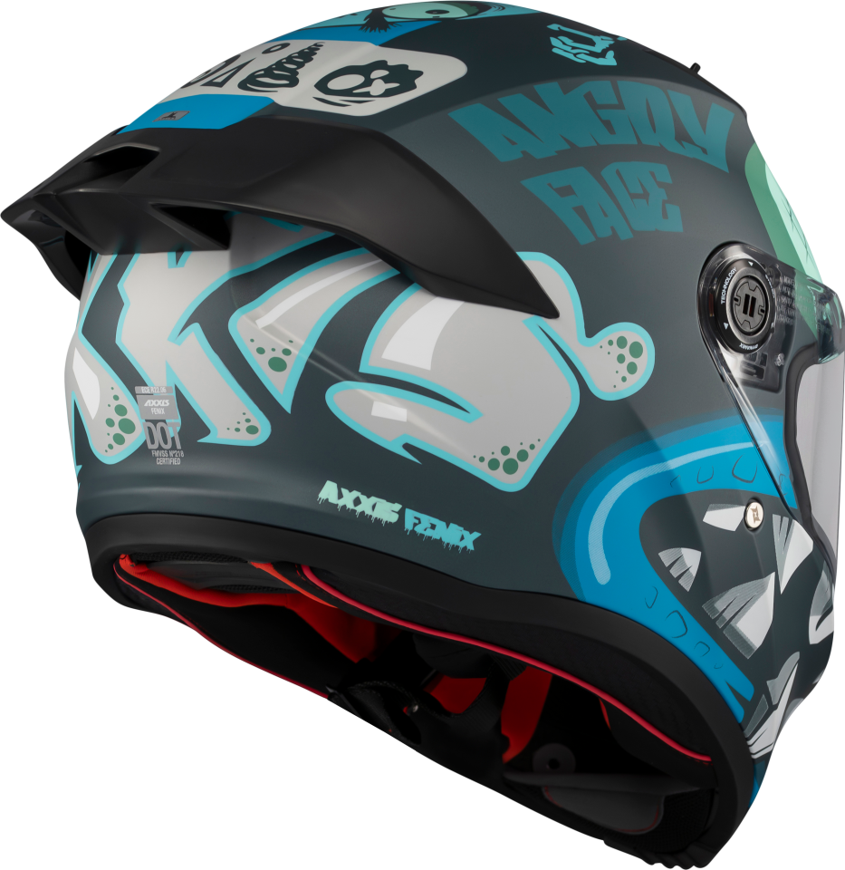 Fenix Angry Face Mat Mavi