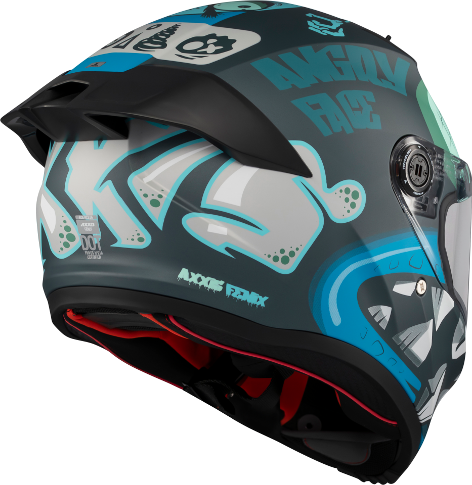 Fenix Angry Face Mat Mavi