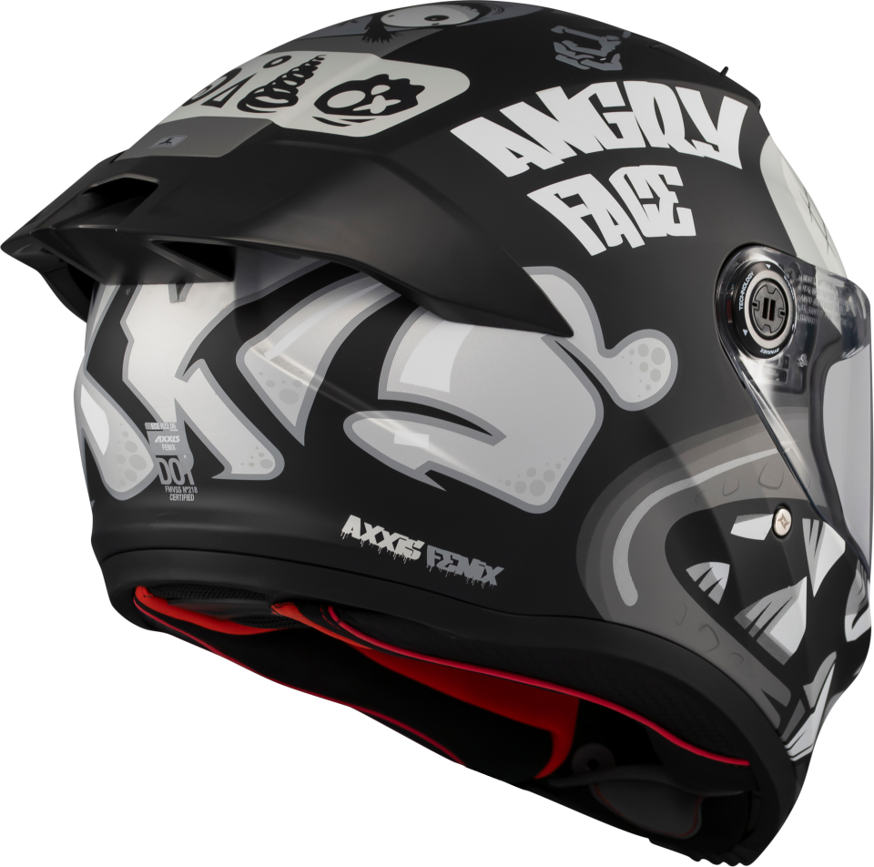 Fenix Angry Face Mat Siyah Gri