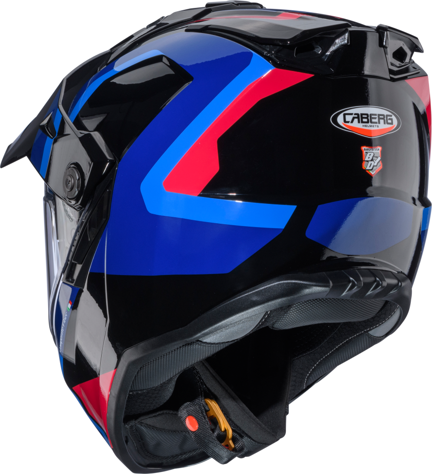 Caberg Tanami Scram Siyah Kırmızı Mavi Açık Mavi